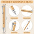 Yeaqee 36 Sets Employee Appreciation Gift, Motivational Burlap Bags, Wood Retractable Pens, Inspirational Keychain