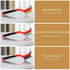 Wire Brush Set, 3 Pcs Stainless Steel/Brass/Nylon for Cleaning with Curved Handle Grip for Rust Removal
