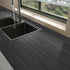 15.7"X118" Black Wood Wallpaper, Peel and Stick Fishbone Textured Contact Paper for Cabinet Decoration