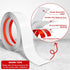 Flexible Wall Corner Protector Moulding Trim, Peel and Stick Self Adhesive Wall Guards for Edge Corner (White, 0.8 in x