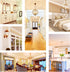 E12 LED Light Bulbs 25-Watt Equivalent, Dimmable, Warm White 2700K, 2W Vintage Clear G15/G50 - 8 Pack