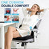 BANKQF Seat Cushion for Office Chair and Car, L-Shaped Ergonomic Car Seat Cushions, Memory Foam Chair Cushion, Lumbar