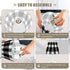 Lotupokon 3 Dimmable Bulb Black White Buffalo Plaid Table Lamp for Bedroom Way Bedside Nightstand Lamp USB Desk Lamp