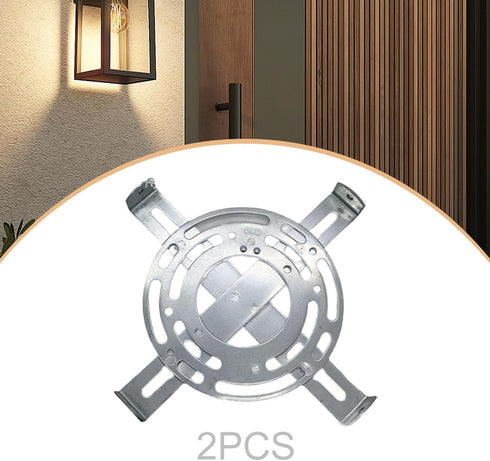 KiBcsLic 2Pcs Light Fixture Mounting Bracket Close to Ceiling Light Mount Plate Compact Lighting Fixture Bracket