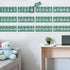 Number Line Bulletin Board - 20 to 120 for Wall Classroom, Eucalyptus Leaf Green Bulletin Border Trim Decor