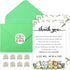 Chuangdi 50 Sets Baby Shower Thank You Cards with Envelopes and Sticker 50