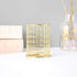 Wire Metal Pen Holder, Decorative Desk Storage Organizer for Stationery and Desk Accessories (Gold, 1-Pack)