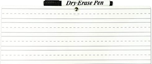 The Classics Dry Erase Whiteboard Kit, Complete Set with 11.75 x 9 Inches Board, Black Pen and Eraser