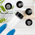 20-Pack 20ml Glass Vials with Caps, Clear Bottle Container for Essential Oil and Samples, Screw Cap