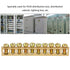 10pcs 10-Hole Electrical Distribution Wire Screw Terminal Brass Ground Neutral Bar Terminal Block Bar
