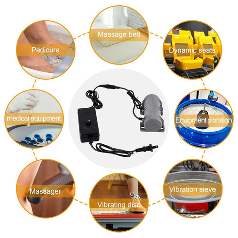 DC24V 3800RPM JIAWANSHUN Vibration Motor, Sieve Vibratior, Rotary Speed Vibrating Motor for Massage Bed Vibration Chair