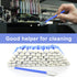 200pcs 5.11" Square Rectangle Foam Cleaning Swab Sticks for Inkjet Printer, Roland Optical Equipment, Blue