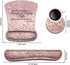 Keyboard Wrist Rest Pad & Ergonomic Mouse Pad Set, Proverbs 31:25 Pink Design for Gaming, Office, Pain Relief