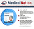 24" 100 Pack, 24" MEDICAL NATION Disposable Bouffant Caps Hair Net | Blue | Non-Woven, Non-Pleated Hairnets for Food