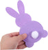 4pcs PRETYZOOM Easter Bunny Cutlery Holder Bags Adorable Tail Design for Festive Table Decor for Dinner Parties