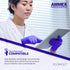 AMMEX Indigo Nitrile Disposable Exam Gloves, 3 Mil, Large, Box of 100, Latex & Powder Free