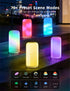 70+ Room(2.4GHz DAYBETTER BGRIC Smart Bedside Lamps, Touch Lamps for Nightstand, Compatible with Alexa and Google Home