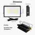 80W 8000lm 6500K IP66 2 Pack Onforu Flood Lights Outdoor, Bright LED Work Light with Plug, Daylight White LED Flood