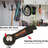 MUTUACTOR Heavy Duty Magnetic Hooks, 2PCS Non-Slip Mount for Garage Storage, Anti-Scratch