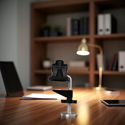 ZGLUZP Black Replacement Heavy Duty Desk Clamp Clamp Base Adjustable for Microphone Arm Table Lamp Mount Holder Clamp