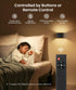 3 5000mAh 1 Pack FULEN Motion Sensor Wall Lights with Remote Control Colors Wireless Wall Lamp LED Indoor Up Down Wall