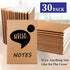 feela 30 Pack Kraft Notebooks, A5 Journals with 60 Lined Pages for Women Girls Students, 8.3 x 5.5 in