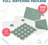 Set 100 Pack 4x6 VNS Creations Gold Foil Thank You Cards With Envelopes Bulk & Stickers - Blank Thank You Notes - Large