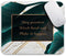 Oriday Custom Gaming Mouse Pad, Stay Positive Work Hard Motivational Quote for Work, Golden Tropical