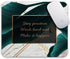 Oriday Custom Gaming Mouse Pad, Stay Positive Work Hard Motivational Quote for Work, Golden Tropical