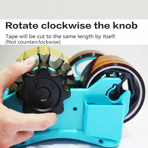 Blue Heat Tape Dispenser for Sublimation, Multiple Roll Cut Heat Tape Dispenser for PreCut 1.4'' Pieces