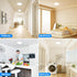 12 Inch 24W 3000K/4000K/6500K Peasur LED Ceiling Light Brushed Nickel, Slim Flush Mount Ceiling Light Adjustable
