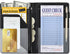 Black Server Books For Waitress/Waiter Book with Zipper Money Pocket,Cute Waitress Books Organizer Accessories Fit