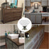 YourGift 12 Pack Diamond Shaped Crystal Glass Drawer Knobs, 30mm Cabinet Pull Handles (Bronze)