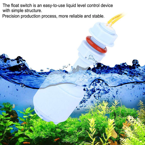 5pcs PP Float Switch P5210 Plastic Water Tank Liquid Level Sensor Controller Blue