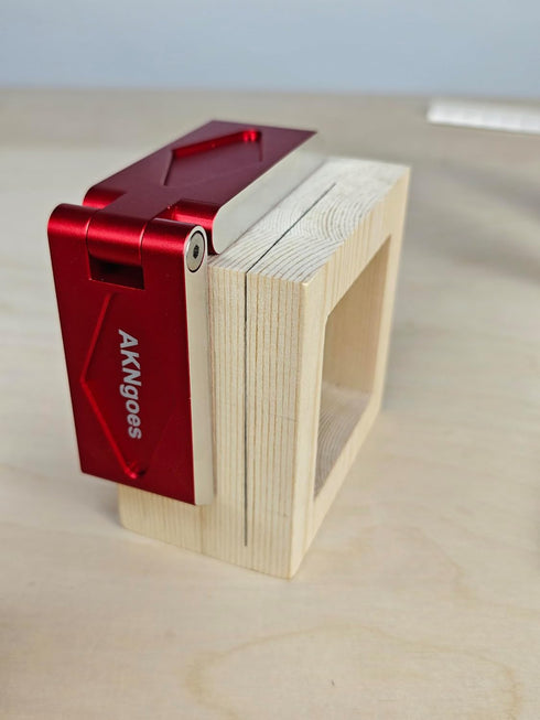 7in, Woodworking Folding Saddle Square Transfer Layout Lines Around Corners, Perfect for Tenons, Dowels, Angled