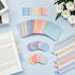 Book Annotation Kit, 1200 Sheets Transparent Sticky Notes, Index Tabs, and 12 Pcs Aesthetic Highlighter Set