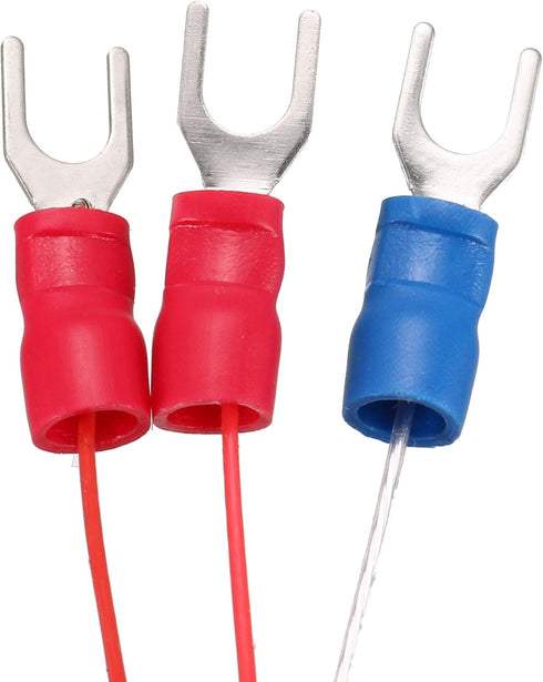 uxcell PT100 RTD Temperature Sensor Probe, 3 Wires Cable Thermocouple, Stainless Steel 100cm