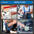 Allen Wrench Hex Key Set, 9PCS Metric Long Ball End L-key Set 1.5mm-10mm with Visible Coding for DIY and Repair