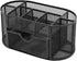 PAKASEPT Desk Organizers, Mesh Caddy with Compartments for Makeup and Office Supplies