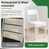 32oz, DWIL Wood Furniture Paint White Wood Paint for Furniture, Cabinet, Door, Kitchen - Matte, With Tools