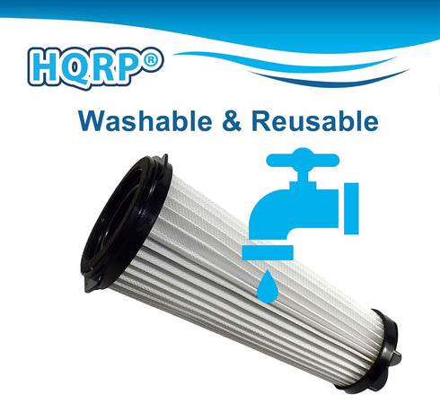 HQRP 2-pack Filter Replacement for Hoover part 2KE2110000, compatible with Hoover C2401, C2401010