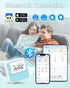 Sticker Printer, Printpods Mini Bluetooth Inkless Printer for Stickers, Portable Thermal Printer for DIY