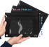 Tamaki Pencil Pouch for 3 Ring Binder, Clear Window Pencil Case for Binder, 3 Ring Binder Pencil Bag, Black, 3 Pack by Tamaki