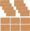 Tofficu 20Pcs Brown Kraft Paper Envelopes - 6.7x4.5 Inch Vintage Document Envelope with String and Button Closure