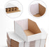 EXYGLO 35 Pack Cardboard Storage Bins, 9.4x4x4.5 Inch Corrugated Organizer for Pantry, Shelves, Garage, Office