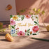 XISHIUYIS 48 Pack Set, 4) Thank You Cards with Envelopes - Floral Design Thank You Notes Small Blank Thank You Cards