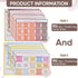 WSSROGY 180 (Set 2) Pcs Bible Tabs, Laminated Large Print Bible Index Tabs Labels for Women Men Easy Navigation