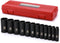 MIXPOWER 12 Pieces 3/8-Inch Drive Deep Impact Socket Set, 5/16 to 1