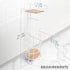 Inspired Living 3 Toilet Paper Holder Stand with Phone or Wipes Bamboo Shelf, Durable Free Standing Toilet Tissue Roll