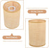 Generic 8.1 5.5 Lamps(E27/E14 Rattan Lamp Shade:Small Rattan Woven Cylinder Lamp Shade Boho Lamp Shades Height